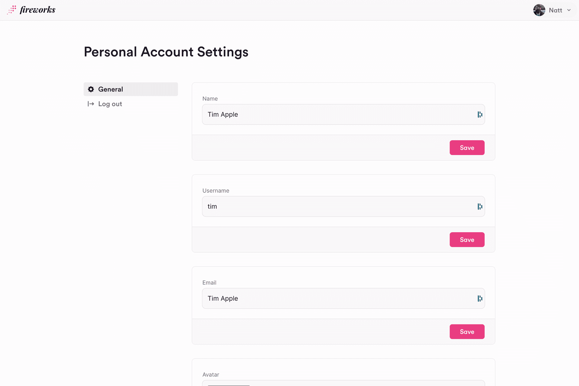 Fireworks screenshot