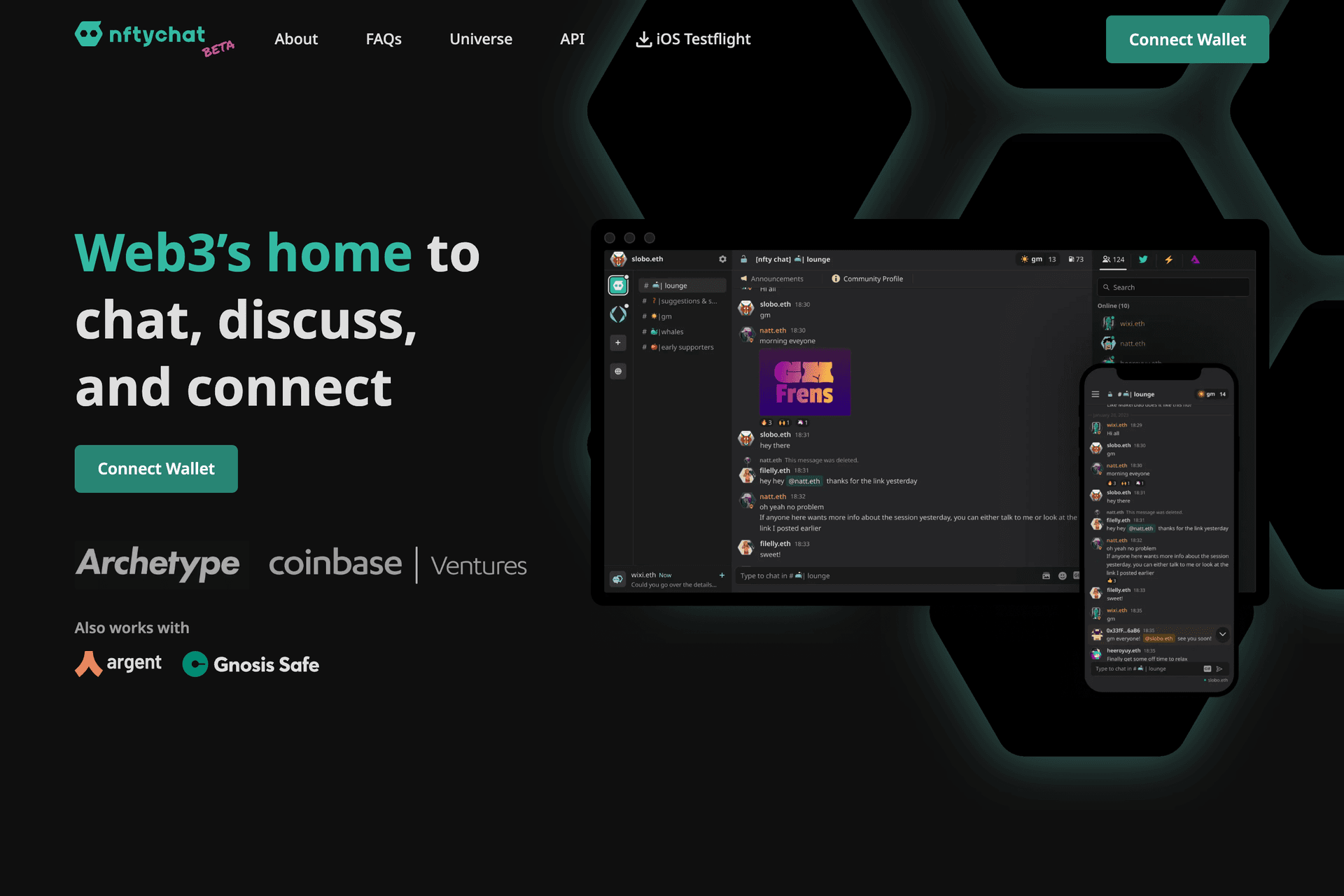 Nftychat screenshot
